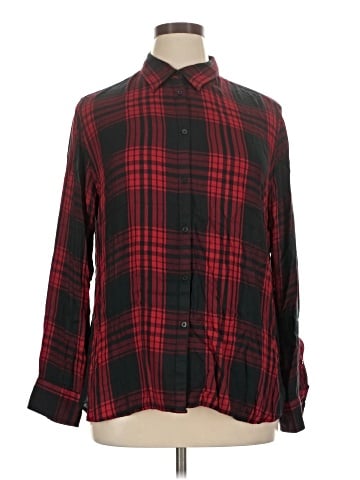 Lauren by Ralph Lauren Long Sleeve Button-Down Shirt (view 1)