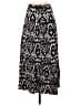 Notations 100% Rayon Print Black Casual Skirt Size S - photo 1
