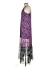 Express 100% Polyester Paisley Purple Casual Dress Size S - photo 5