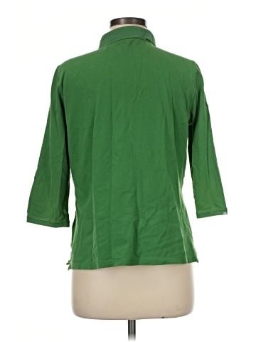 L.L.Bean 3/4 Sleeve Button-Down Shirt (view 2)