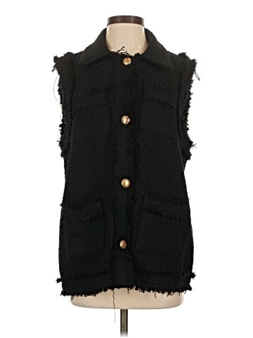 Zara Sleeveless Button-Down Shirt (view 1)