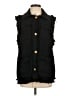 Zara Black Sleeveless Button-Down Shirt Size S - photo 1