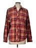 Weatherproof Plaid Orange Long Sleeve Button-Down Shirt Size L - photo 1