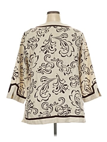 JM Collection 3/4 Sleeve Blouse (view 2)