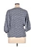 Talbots 100% Viscose Blue 3/4 Sleeve Blouse Size XL - photo 2