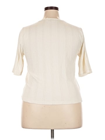 Ann Taylor LOFT 3/4 Sleeve Button-Down Shirt (view 2)