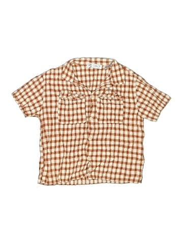 Zara Short Sleeve Button-Down Shirt (view 1)