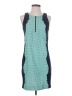 Veronica Beard Color Block Teal Casual Dress Size 2 - photo 1