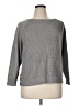 Karen Scott Houndstooth Gray Pullover Sweater Size XL - photo 1