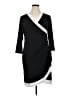 Avenue Black Cocktail Dress Size 14 Plus - photo 1