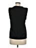 Plains & Prints 100% Polyester Black Sleeveless Top Size 8 - photo 2
