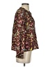 Point Sur Burgundy Long Sleeve Blouse Size XS - photo 4