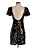 Milly 100% Polyester Stars Black Cocktail Dress Size 2 - photo 2