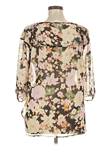 LC Lauren Conrad 3/4 Sleeve Blouse (view 2)