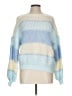 Shein 100% Polyester Color Block Blue Pullover Sweater Size L - photo 1