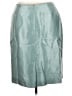 Kasper 100% Polyester Metallic Teal Formal Skirt Size 18 - photo 2