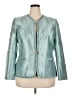 Kasper Metallic Teal Jacket Size 18 - photo 1
