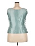 Kasper 100% Polyester Teal Sleeveless Top Size 18 - photo 2
