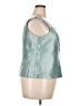 Kasper 100% Polyester Teal Sleeveless Top Size 18 - photo 4