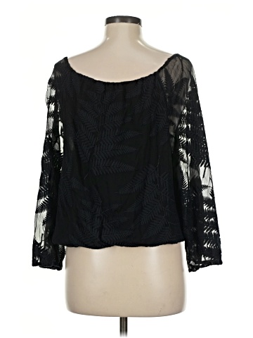 Alice + Olivia 3/4 Sleeve Silk Top (view 2)