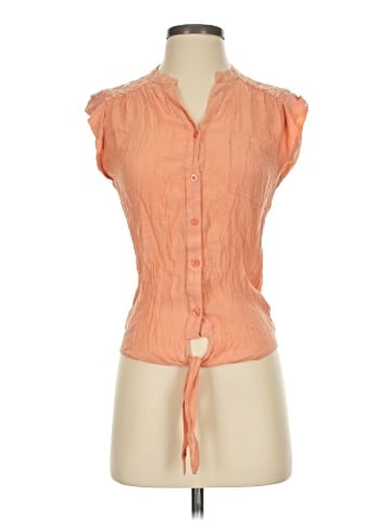 Pearl Sleeveless Button-Down Shirt (view 1)