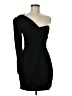 BCBGeneration 100% Polyester Solid Black Cocktail Dress Size 6 - photo 1