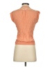 Pearl 100% Cotton Orange Sleeveless Button-Down Shirt Size S - photo 2
