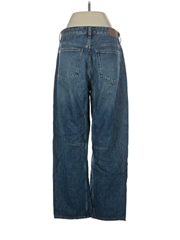 Madewell The Darted Barrel-Leg Jean in Irmo Wash (view 2)