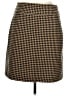 Talbots Outlet Houndstooth Brown Casual Skirt Size 16 Petite - photo 1