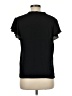 CeCe Black Short Sleeve Blouse Size M - photo 2