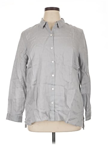 J.Jill 3/4 Sleeve Button-Down Shirt (view 1)