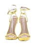 Stuart Weitzman 100% Leather Yellow Sandals Size 9 1/2 - photo 2