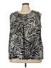 Catherines Silver Sleeveless Blouse Size 3X - photo 1