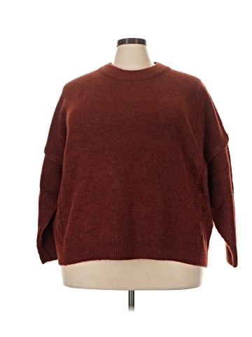 Madewell Plus Cable Havener Pullover Sweater (view 1)