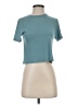 Assorted Brands Teal Short Sleeve Turtleneck Size XS - photo 1
