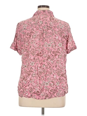 Croft & Barrow Short Sleeve Blouse (view 2)