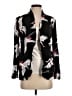 Ann Taylor LOFT 100% Polyester Print Black Blazer Size 0 - photo 1