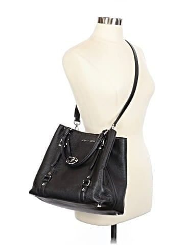 MICHAEL Michael Kors Leather Satchel (view 2)