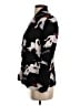 Ann Taylor LOFT 100% Polyester Print Black Blazer Size 0 - photo 5