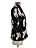 Ann Taylor LOFT 100% Polyester Print Black Blazer Size 0 - photo 4