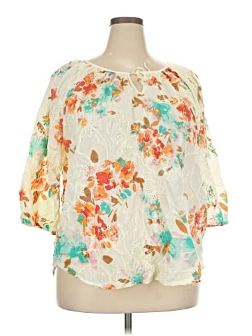 Kim Rogers 3/4 Sleeve Blouse (view 1)