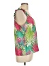 Rose + Olive Green Sleeveless Top Size L - photo 4