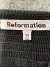 Reformation Solid Black Cocktail Dress Size XS - photo 7