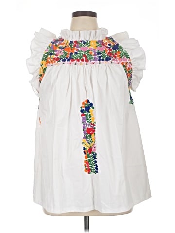 Mi Golondrina Short Sleeve Blouse (view 1)