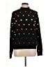CeCe Polka Dots Black Pullover Sweater Size L - photo 1