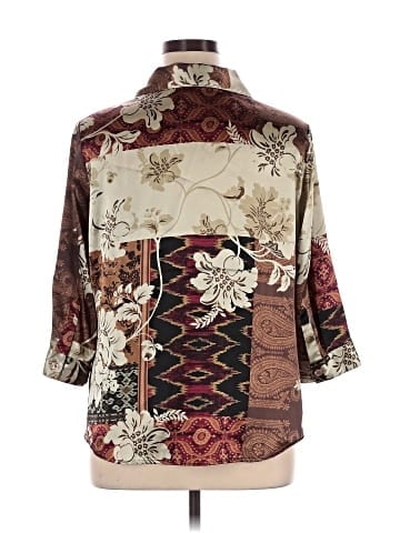 Susan Graver 3/4 Sleeve Blouse (view 2)