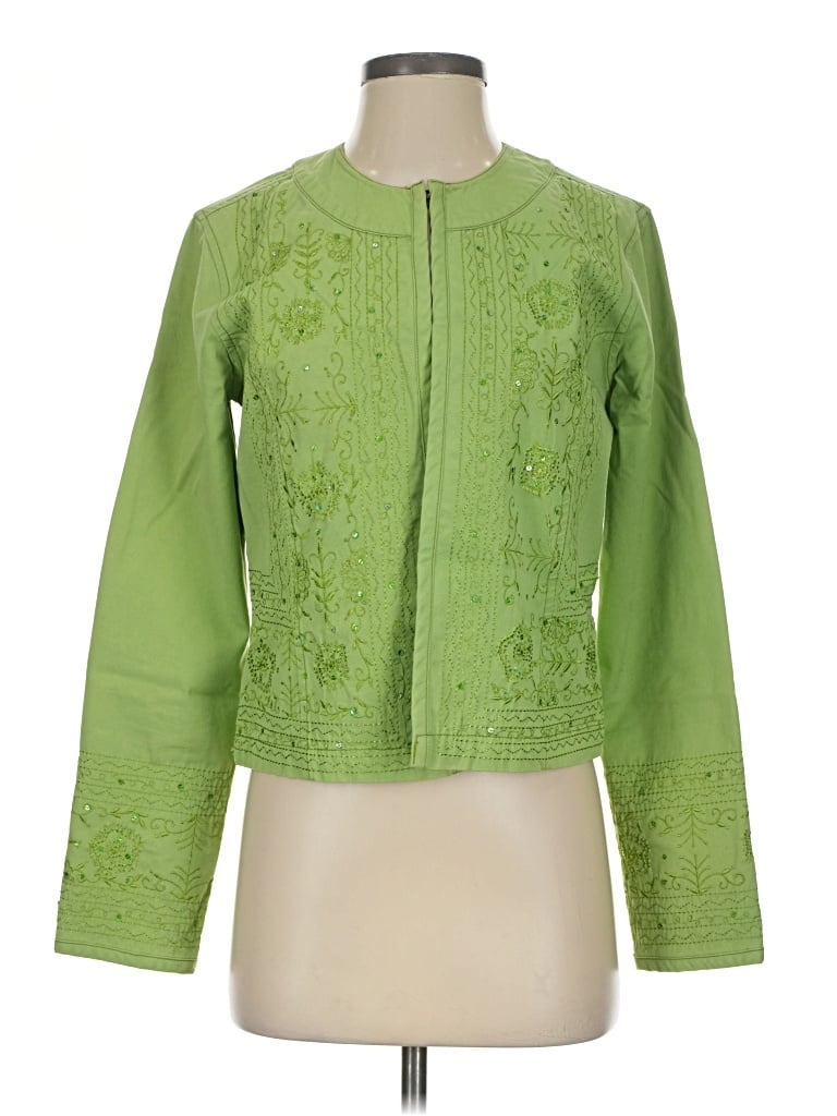 Pre-owned Chico's Jacket In Green