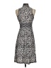 Wisp Animal Print Gray Cocktail Dress Size 0 - photo 2