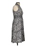Wisp Animal Print Gray Cocktail Dress Size 0 - photo 4