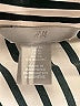 H&M Stripes Ivory 3/4 Sleeve Blouse Size XL - photo 7